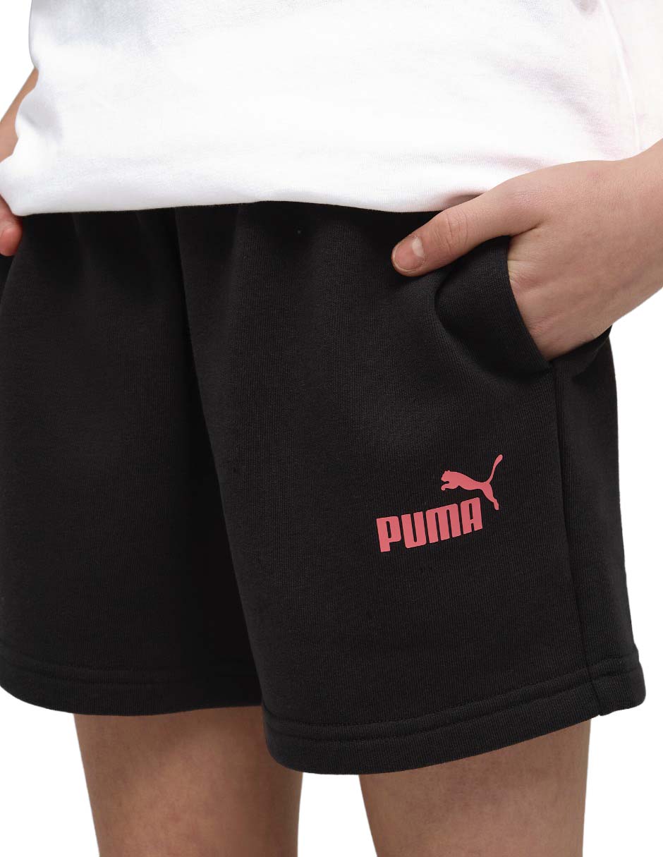 Conjunto deportivo Ess No1 Logo Tee and Shorts Set G de algodón para niña 8